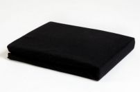 Jersey lagen, str. 90x200+40 cm. sort